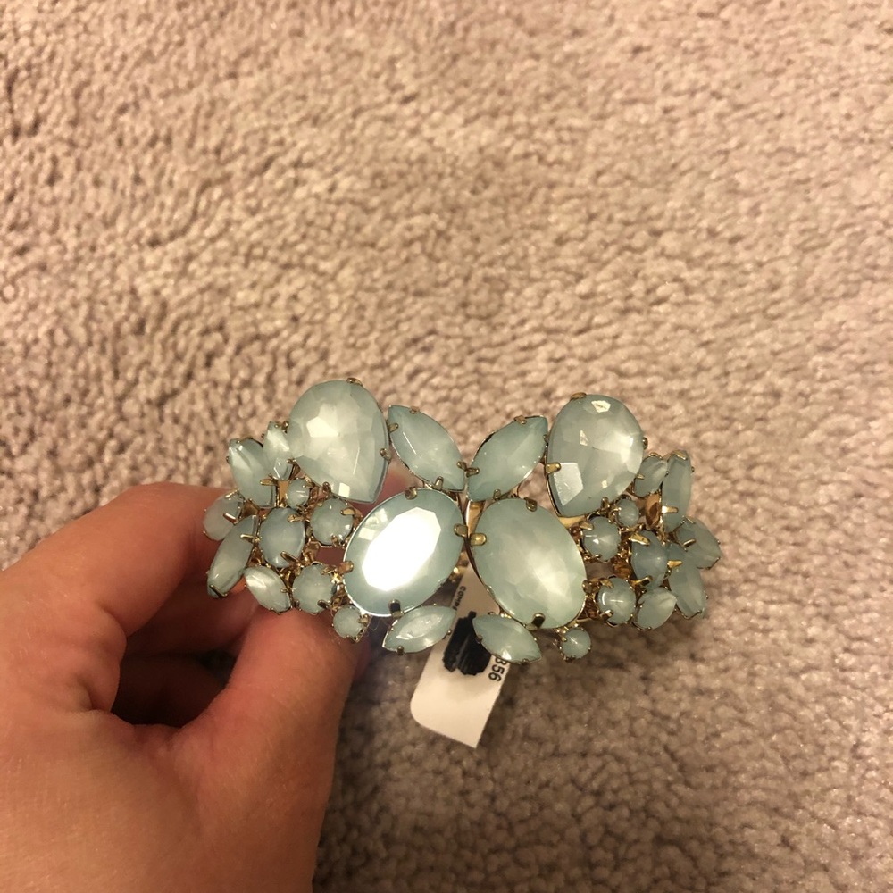 Light blue and gold bracelet